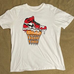 Jordan White Short Sleeve T Shirt 23 Flavors